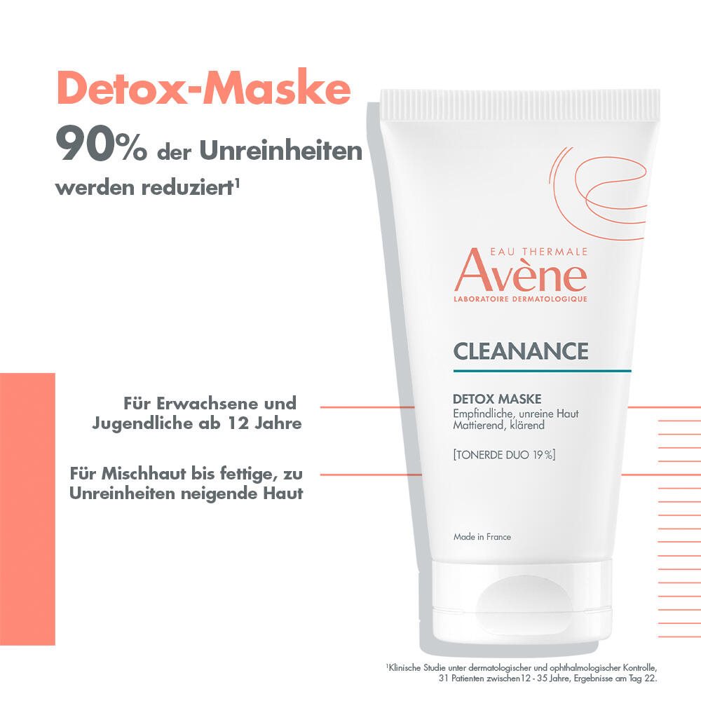 AVENE Cleanance masque détox tb 50 ml