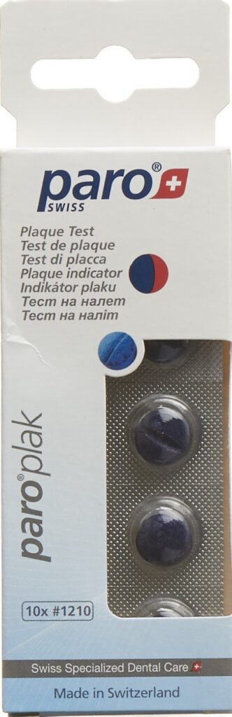 PARO PLAK révélateur plaque rouge/bleu 10 pce 1210