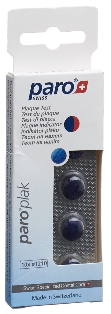 PARO PLAK révélateur plaque rouge/bleu 10 pce 1210