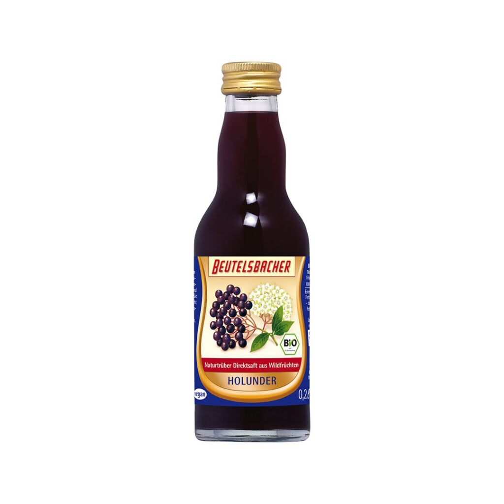 BEUTELSBACHER jus de sureau pur verre 200 ml