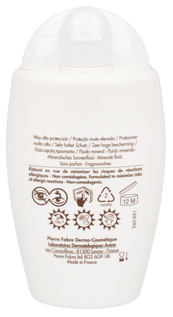 AVENE SUN fluide solaire minéral SPF50+ (n) 40 ml