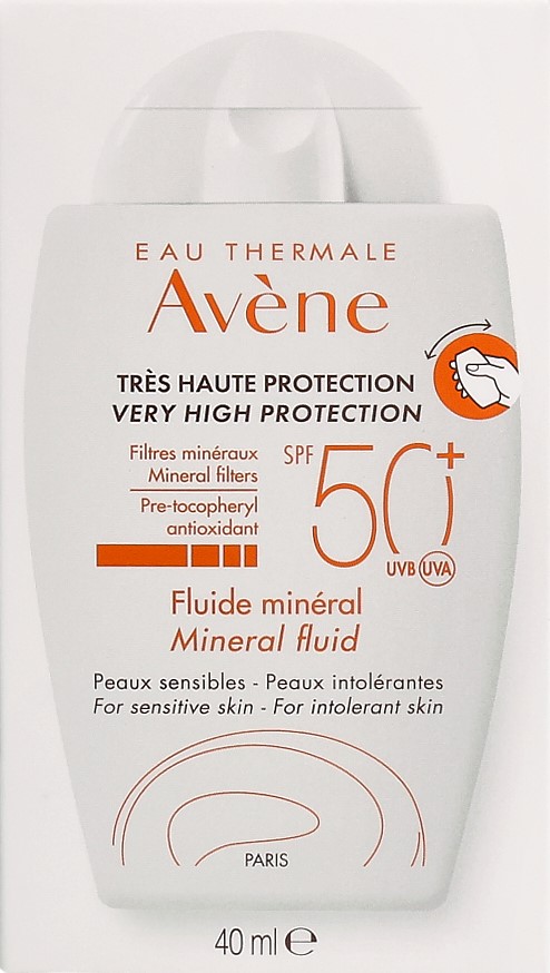 AVENE SUN fluide solaire minéral SPF50+ (n) 40 ml