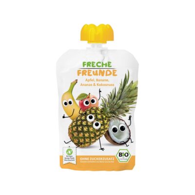 FRECHE FREUNDE compote pom ba anan&coco sach 100 g