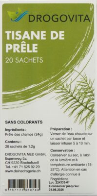 DROGOVITA tisane de prêle sach 20 pce