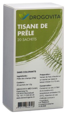 DROGOVITA tisane de prêle sach 20 pce