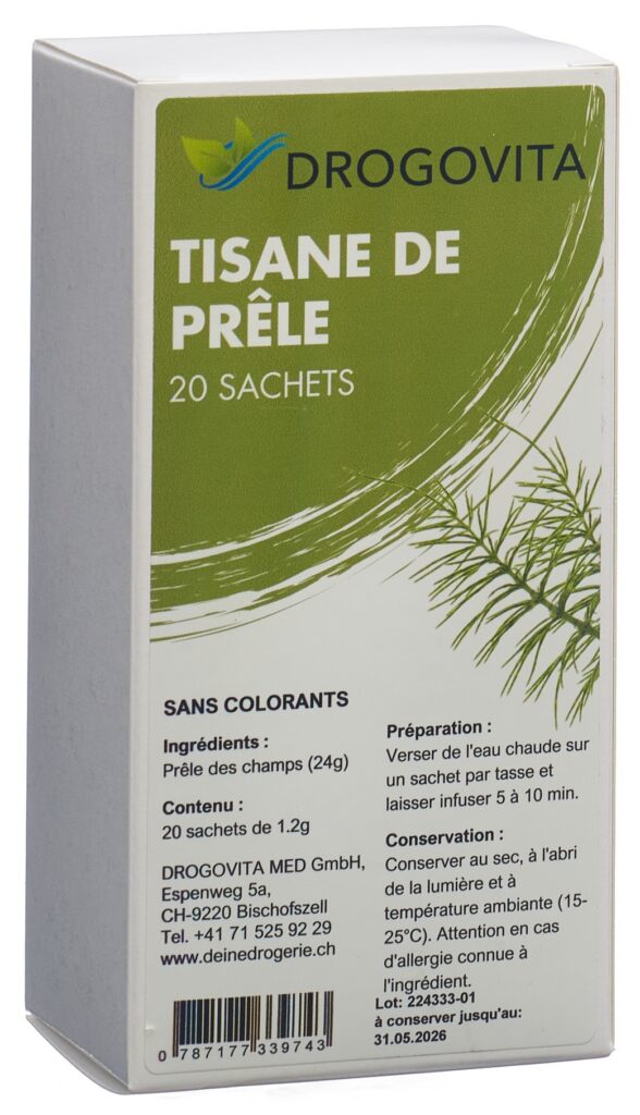 DROGOVITA tisane de prêle sach 20 pce