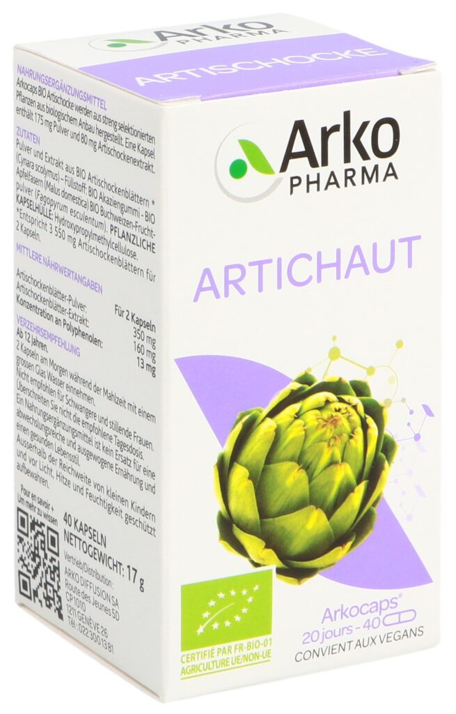 ARKOCAPS artichaut caps bio bte 40 pce