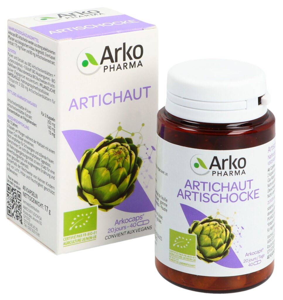 ARKOCAPS artichaut caps bio bte 40 pce