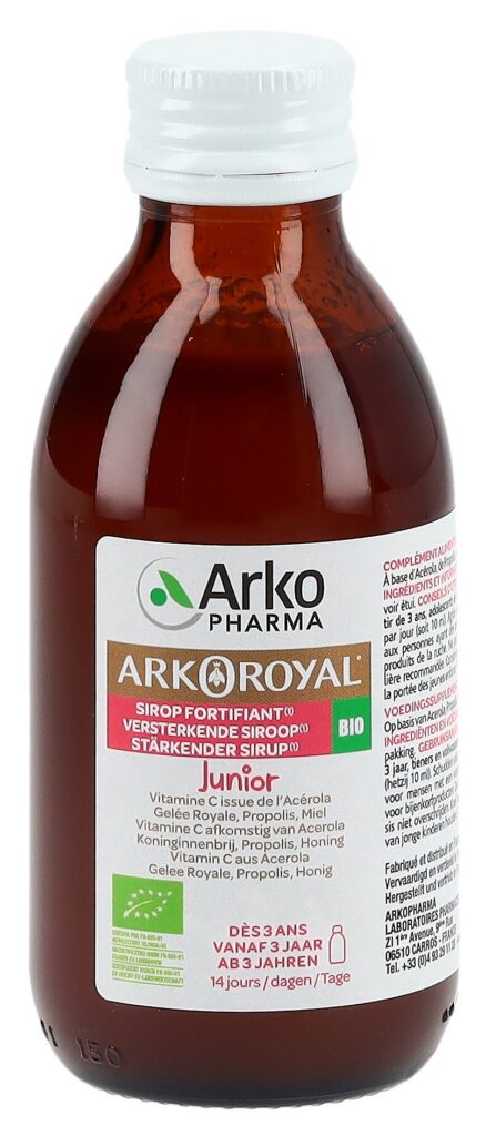 ARKOROYAL sirop fortifiant junior bio fl 140 ml