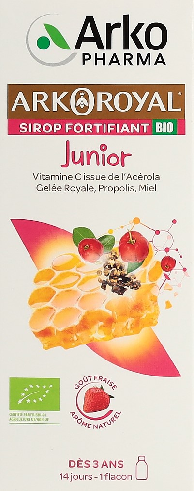 ARKOROYAL sirop fortifiant junior bio fl 140 ml
