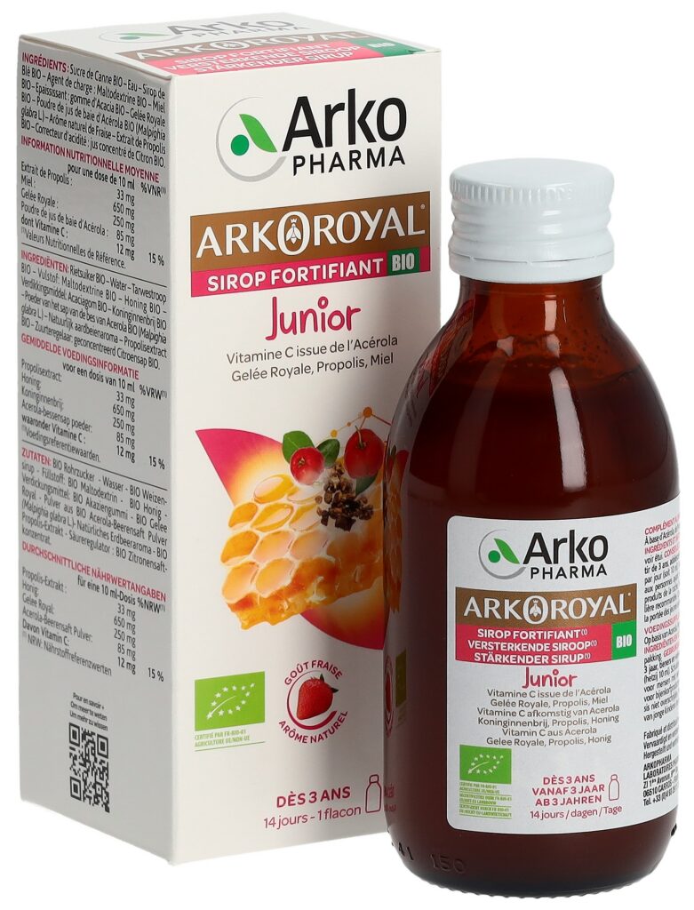 ARKOROYAL sirop fortifiant junior bio fl 140 ml