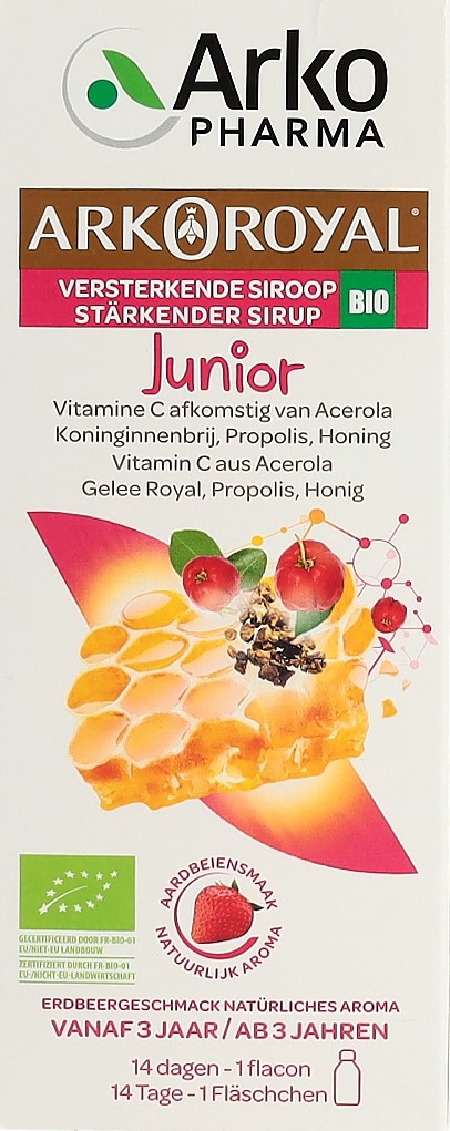 ARKOROYAL sirop fortifiant junior bio fl 140 ml