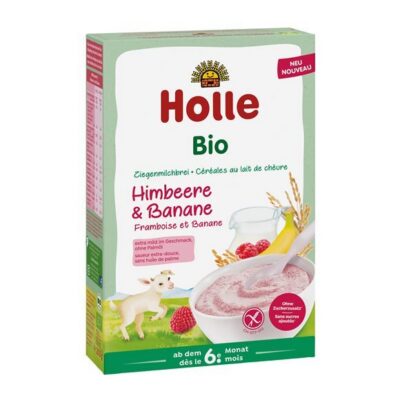 HOLLE céréales lait de chèvre framb bana bio 200 g