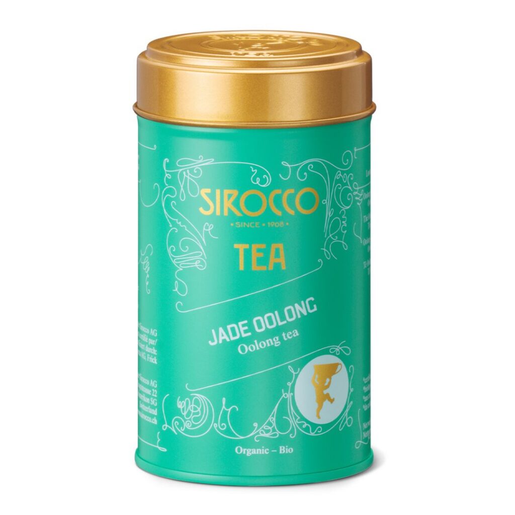 SIROCCO boîte thé medium Jade Oolong bte 120 g