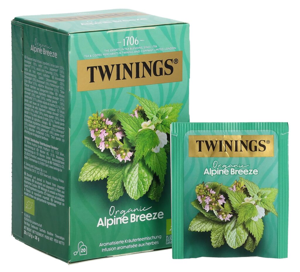 TWININGS Brise Alpine bio 20 sach 1.8 g