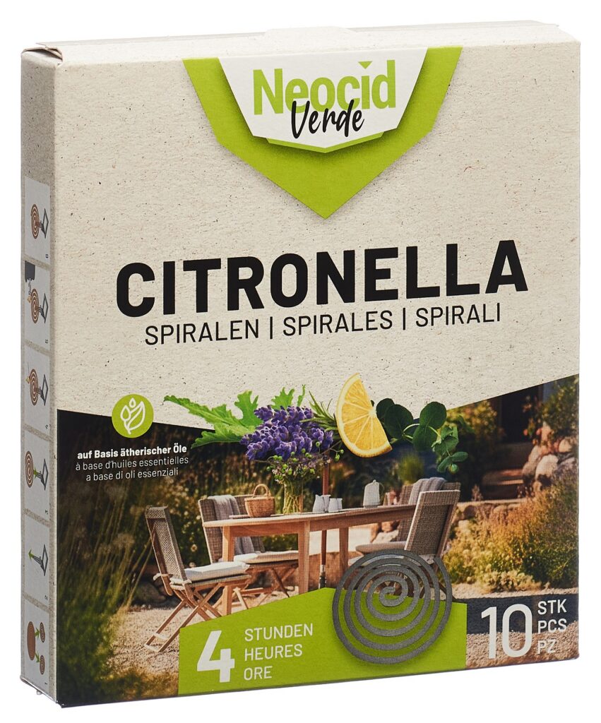 NEOCID VERDE citronella spirales 10 pce