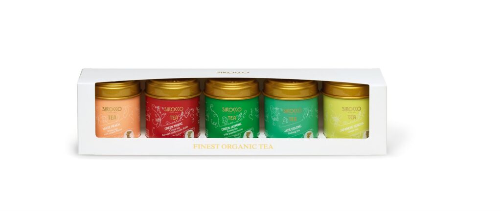 SIROCCO bte thé small set Finest Green Sel 5pce