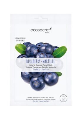 ECOSECRET masque visage tonifiant myrtille 20 ml