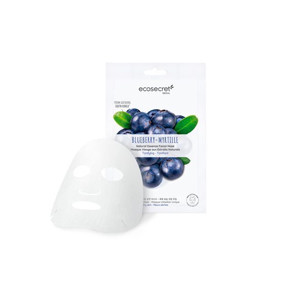 ECOSECRET masque visage tonifiant myrtille 20 ml