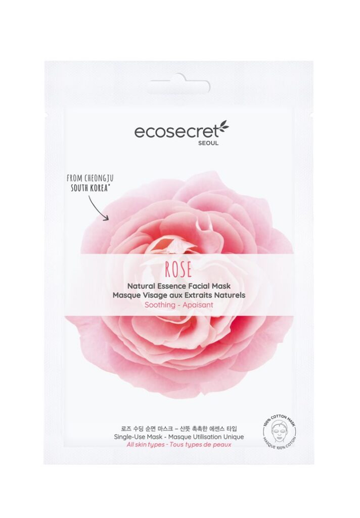 ECOSECRET masque visage apaisant rose 20 ml