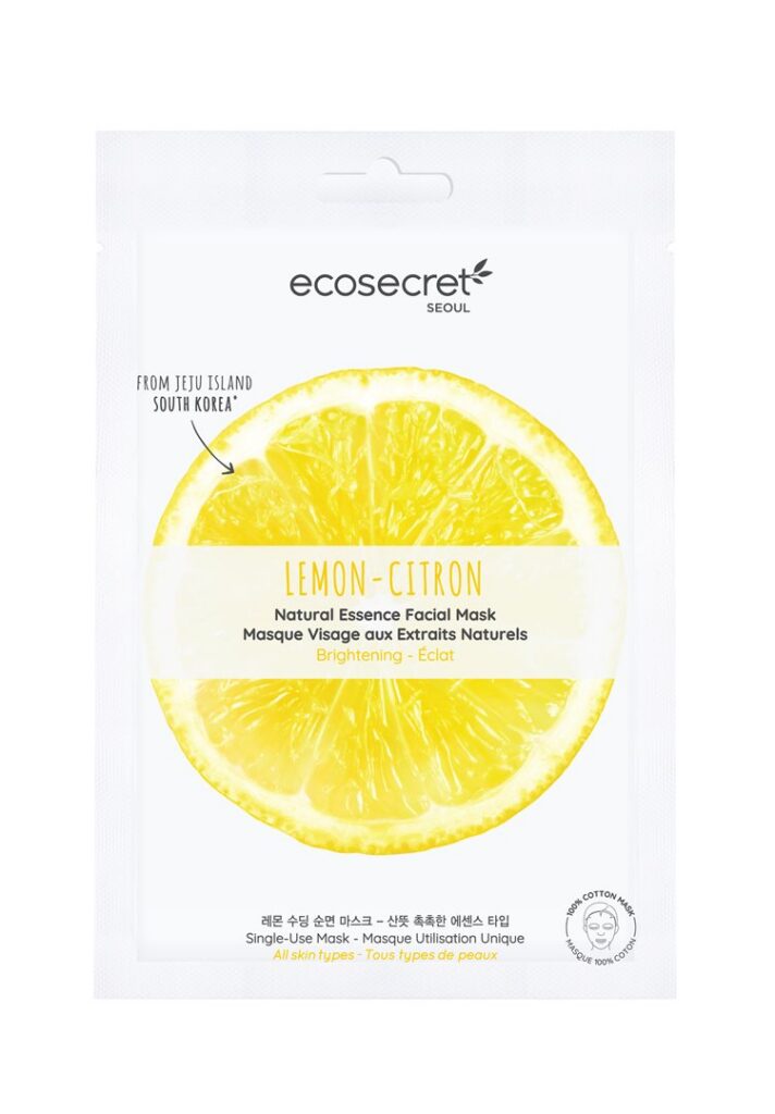 ECOSECRET masque visage éclat citron 20 ml