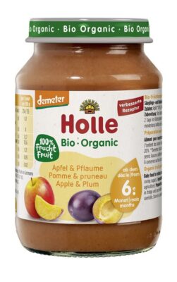 HOLLE pomme et pruneau verre 190 g