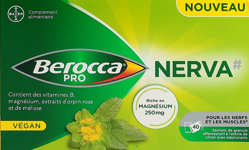 BEROCCA PRO NERVA gran eff sach 40 pce