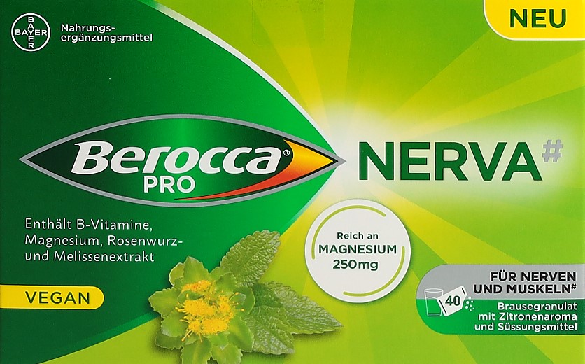 BEROCCA PRO NERVA gran eff sach 40 pce