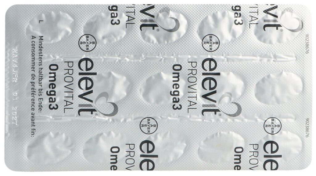 ELEVIT PROVITAL oméga3 caps 105 pce