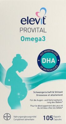 ELEVIT PROVITAL oméga3 caps 105 pce