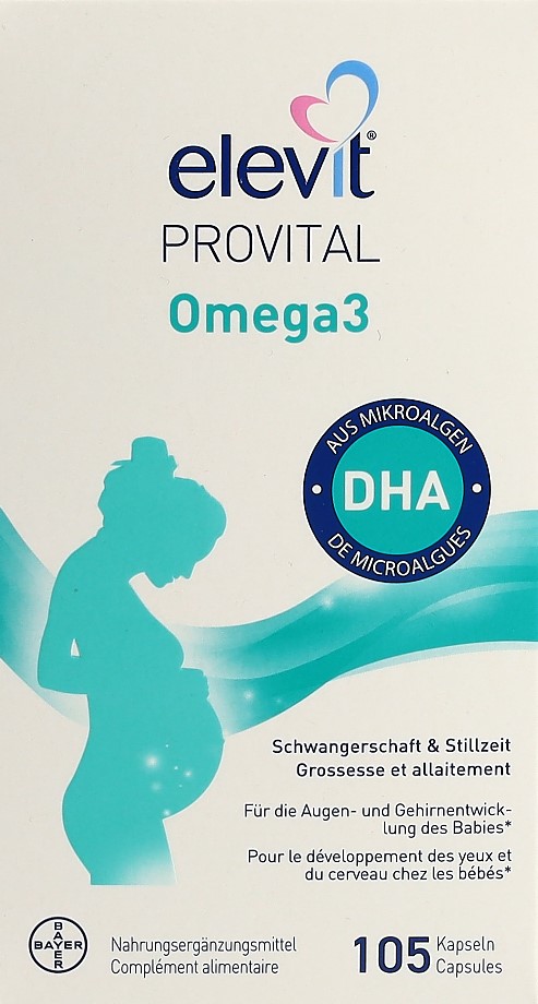 ELEVIT PROVITAL oméga3 caps 105 pce