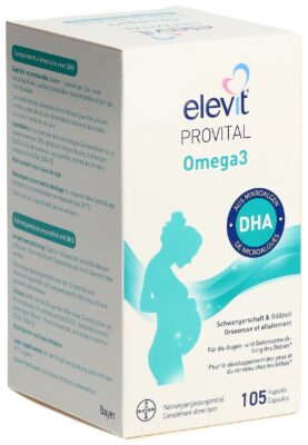 ELEVIT PROVITAL oméga3 caps 105 pce