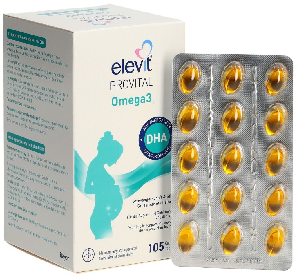 ELEVIT PROVITAL oméga3 caps 105 pce