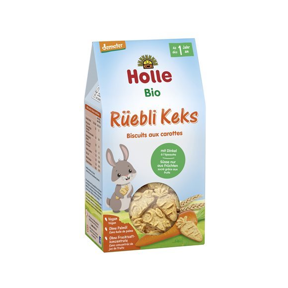 HOLLE Biscuits aux carottes bio 125 g