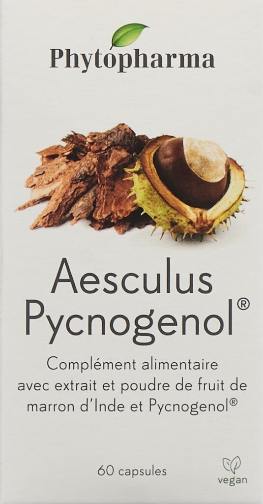 PHYTOPHARMA Aesculus Pycnogenol caps bte 60 pce