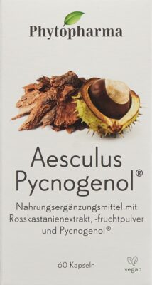 PHYTOPHARMA Aesculus Pycnogenol caps bte 60 pce
