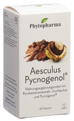 PHYTOPHARMA Aesculus Pycnogenol caps bte 60 pce