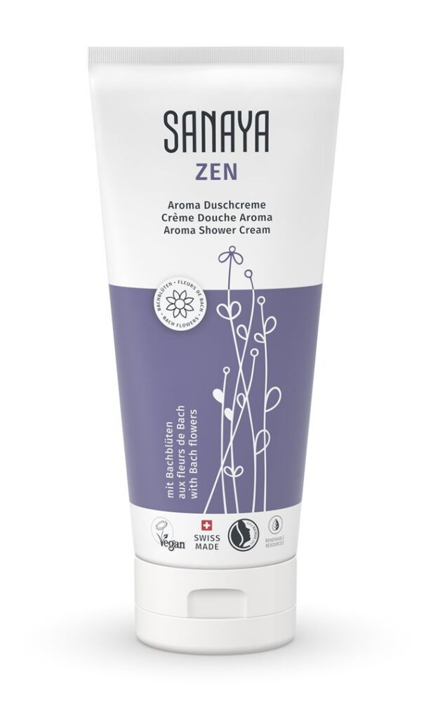 SANAYA aroma&fl Bach crème douche Zen tb 200 ml