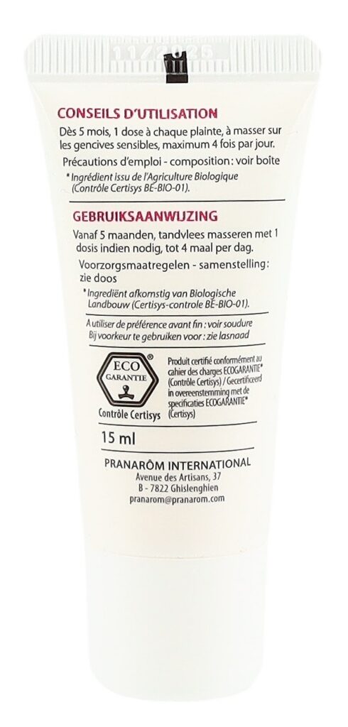 PRANAROM PranaBB gel pouss dentaires bio tb 15 ml