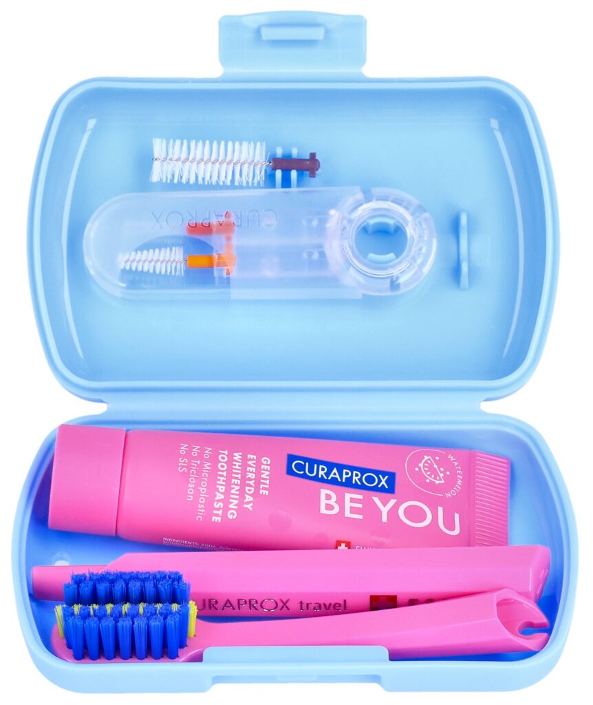 CURAPROX travel set ortho bleu