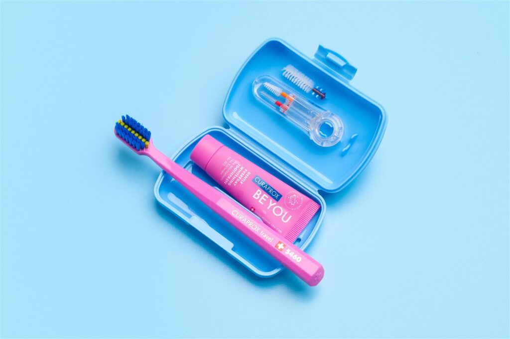 CURAPROX travel set ortho bleu