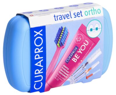 CURAPROX travel set ortho bleu