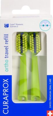 CURAPROX CS 5460 travel set ortho refill vert