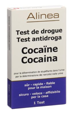ALINEA autotest dépistage drogue cocaïne urine