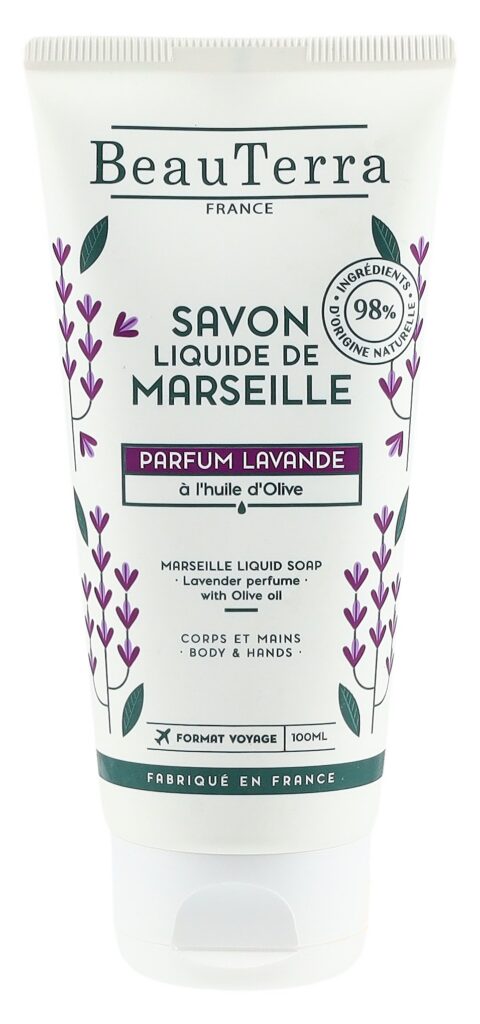 BEAUTERRA savon Marseille liq lavande 100 ml