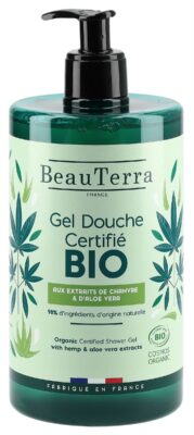 BEAUTERRA gel douche chanvre aloé vera bio 750 ml