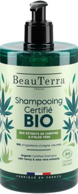 BEAUTERRA shampooing chanvre aloé vera bio 750 ml