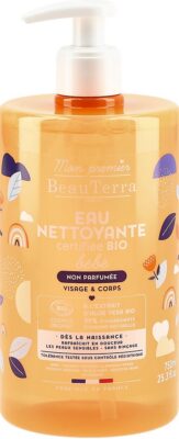 BEAUTERRA eau nettoyante bébé sans parf bio 750 ml