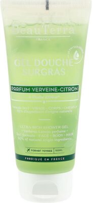 BEAUTERRA gel douche surgras ver cit tb 100 ml