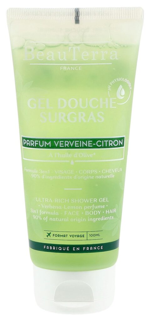 BEAUTERRA gel douche surgras ver cit tb 100 ml
